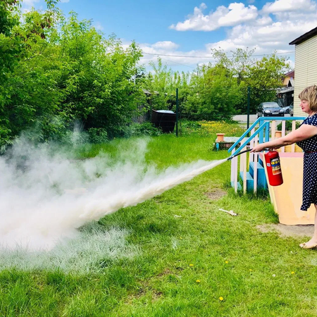 Учебная тренировка по тушению пожаров и возгораний🔥.