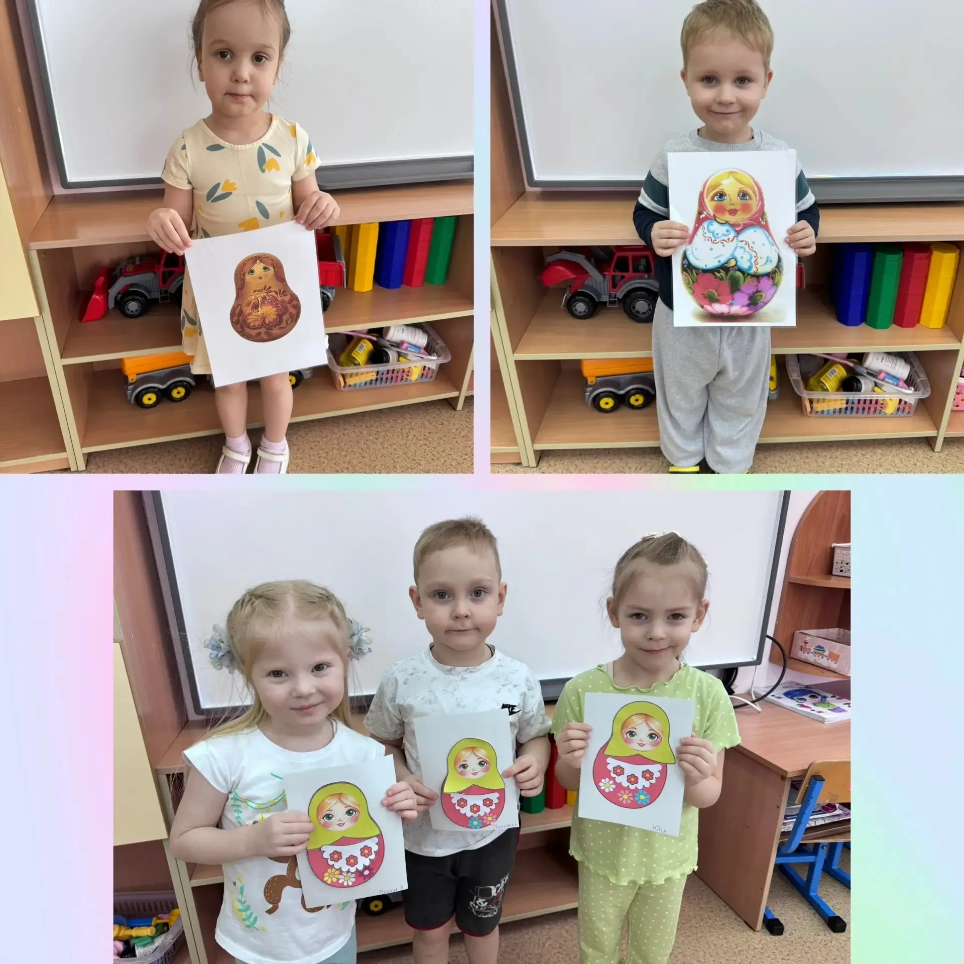 Малыши группы №7 «Любознайки» совершили увлекательное путешествие в мир русской народной игрушки-матрёшки!