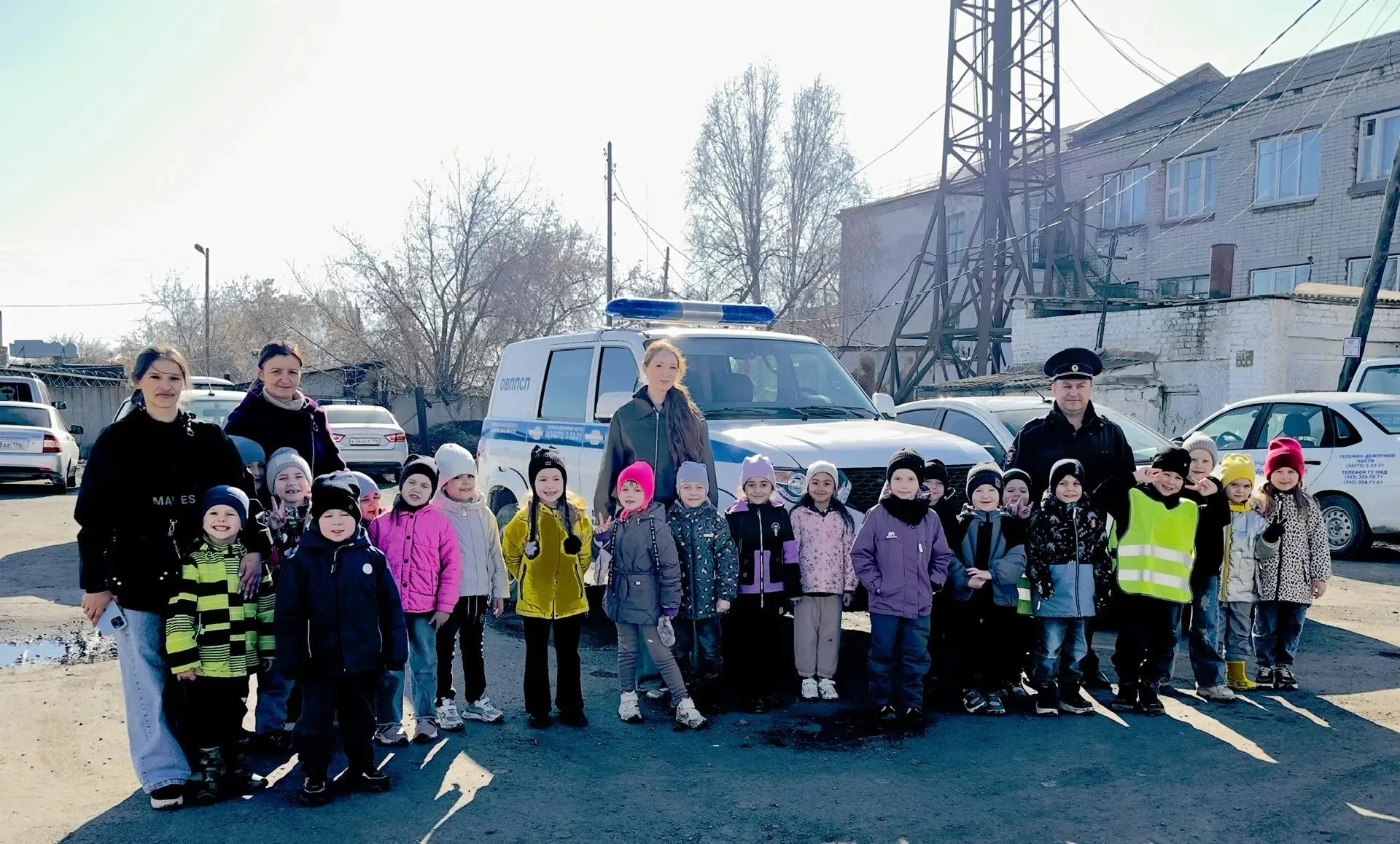 Маленькие морячки — в гостях у полиции